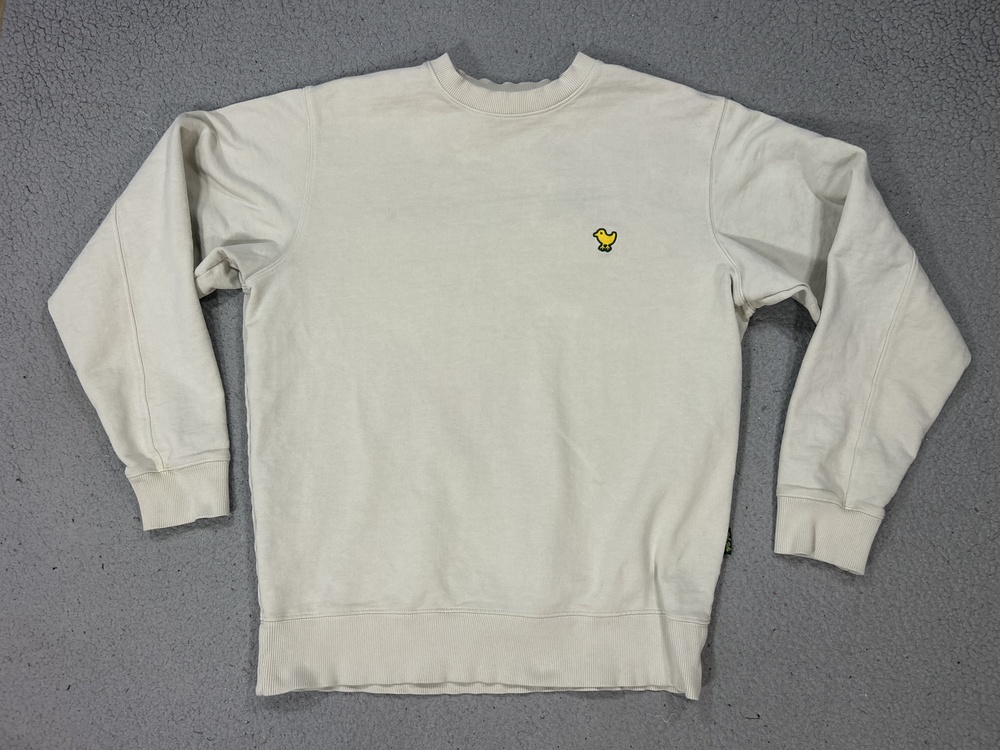 Bad Birdie Sweatshirt Mens Large White Amateurs Masters Golf Club Fleece
